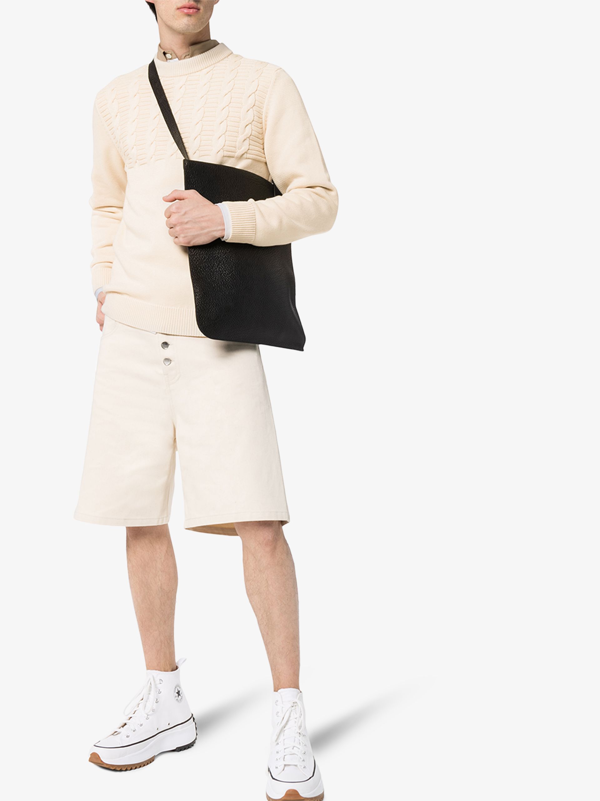 sunspel cable knit